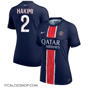 Paris Saint-Germain Achraf Hakimi #2 Prima Maglia Femmina 2024-25 Manica Corta